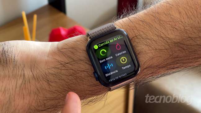 Apple Watch acompanha diversos exercícios 