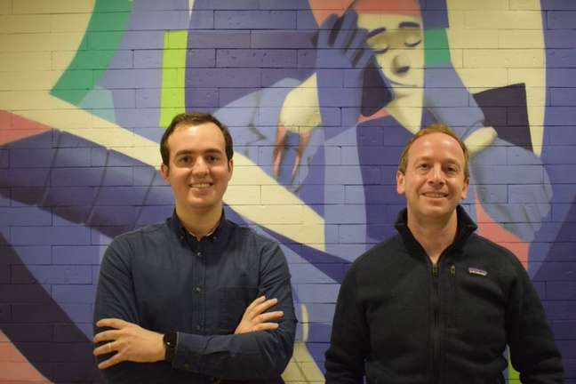 Lucas Magalhães e Fernando Fegyveres, executivos do Voiter; banco digital oferece ‘venture debt’