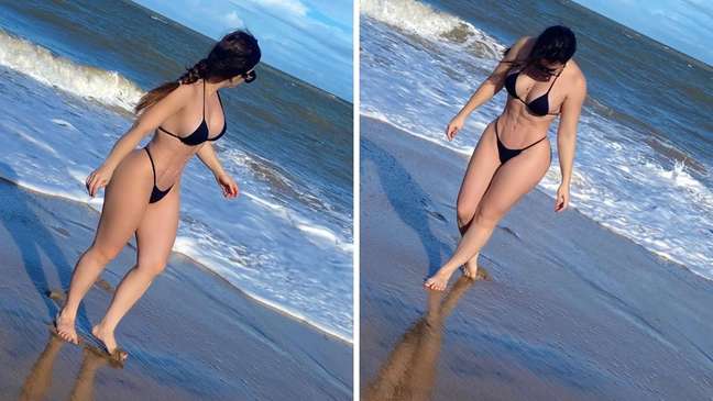 Naiara Azevedo shows flat stomach and goes viral Naiara Azevedo shows flat stomach and goes viral