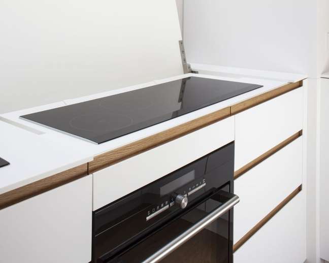 Induction cooker. Induction cooker.