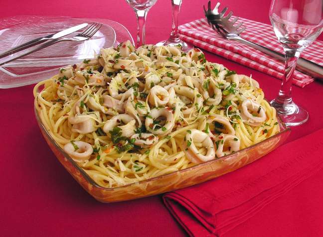 Pasta with squid - Photo: Informative Pasta with squid - Photo: Informative