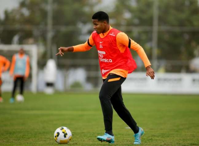 Wesley é um dos garotos que tem grandes chances de iniciar como titular(Foto: Rodrigo Coca/Ag.Corinthians)