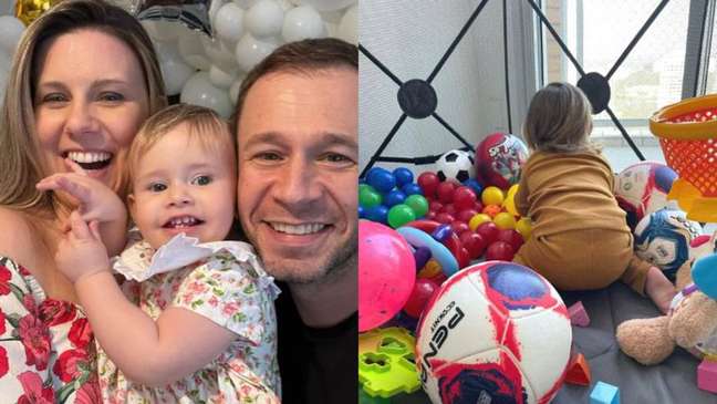 Tiago Leifert shares a rare photo of his daughter, Lua, playing with balls