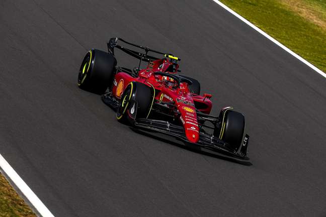 Carlos Sainz, da Ferrari, venceu o GP da Inglaterra de F1 2022