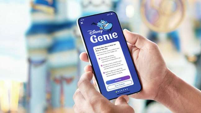 Genie, novo sistema digital dos parques da Disney.