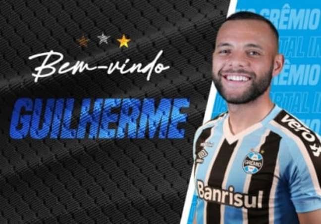 Guilherme está de volta ao Imortal (Foto: divulgação/Grêmio)