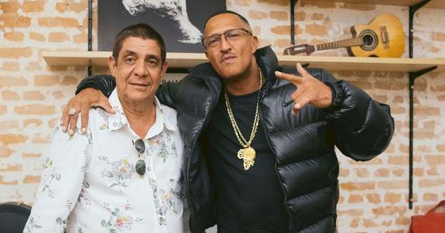 Mano Brown receives Zeca Pagodinho in a podcast on Spotify Mano Brown receives Zeca Pagodinho in a podcast on Spotify
