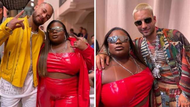 In Paris, Jojo Todynho poses with Neymar and Maluma In Paris, Jojo Todynho poses with Neymar and Maluma
