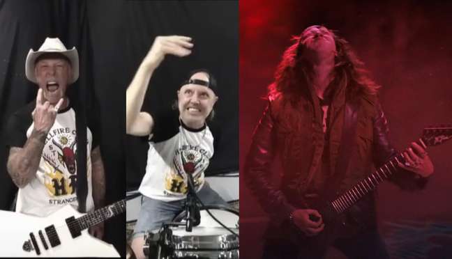 Metallica duet with Eddie from “Stranger Things” Metallica duet with Eddie from “Stranger Things”