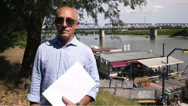 Professor Paolo Ciavola says salt water can cause huge irrigation problems for local farmers