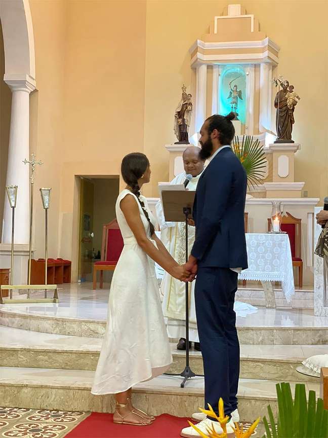 Lais Ribeiro and Joakim Noah 