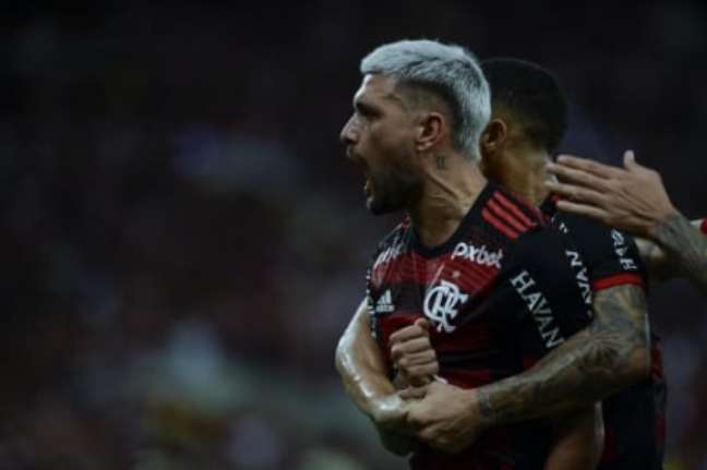 Arrascaeta foi o grande destaque do Rubro-Negro na vitória sobre o Atlético-MG (Foto: Marcelo Cortes / Flamengo)