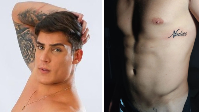 Tiago Ramos gets tattooed with Neymar’s mother’s name: “Nadine”