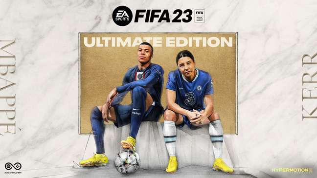 Mbappé e Sam Kerr dividem a capa da edição Ultimate de FIFA 23