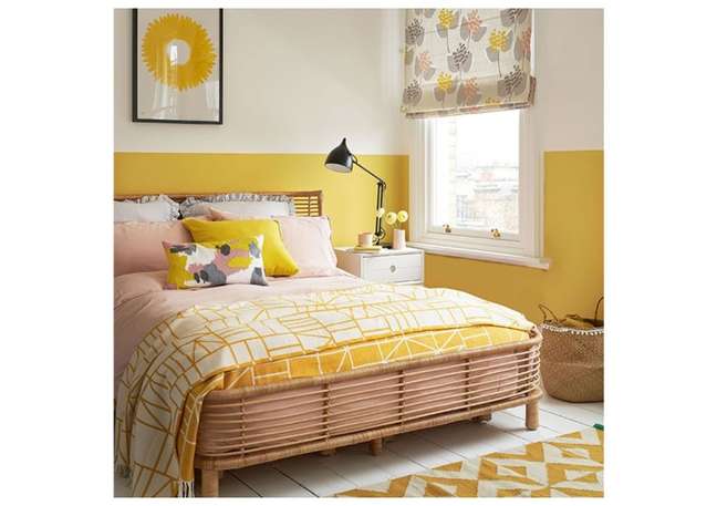 Choose a cheerful color scheme that will bring a touch of sunshine to a light-hungry space.