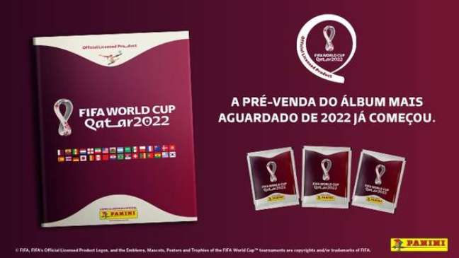 Álbum da Copa do Mundo de 2022 terá 670 cromos