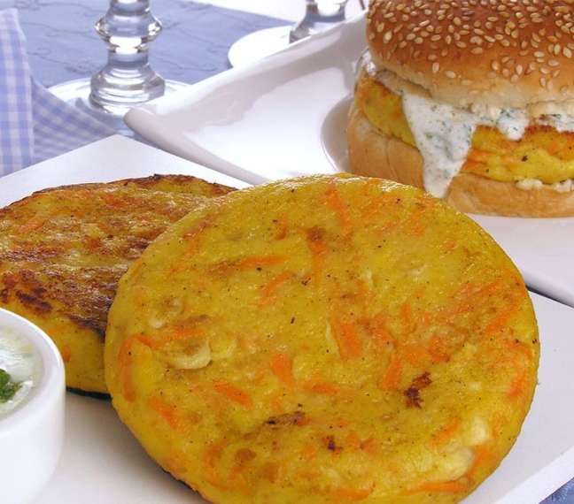 Vegetarian Hamburger (Reproduction: Cooking Guide) Vegetarian Hamburger (Reproduction: Cooking Guide)