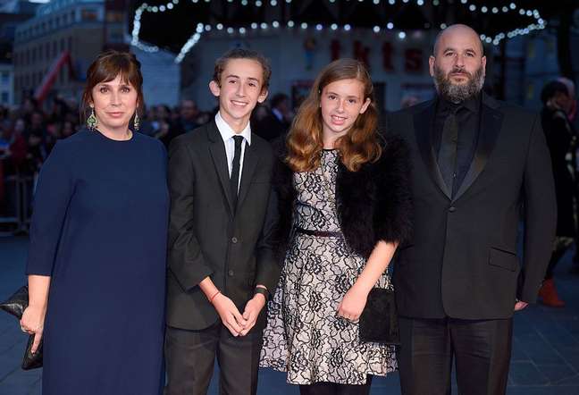 The couple has two children The couple has two children