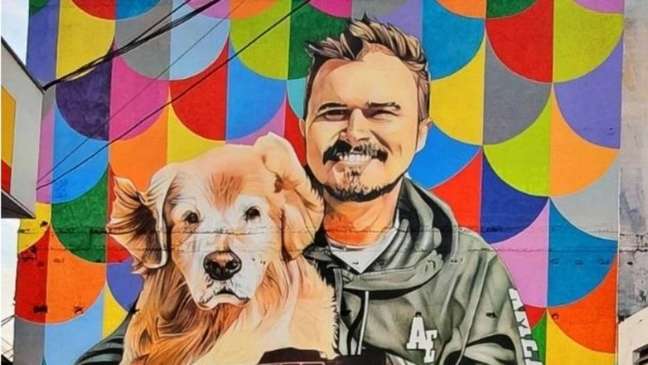 Jesse Koz and Shurastay receive a tribute in the form of a mural in Sao Paulo Jesse Koz and Shurastay receive a tribute in the form of a mural in Sao Paulo