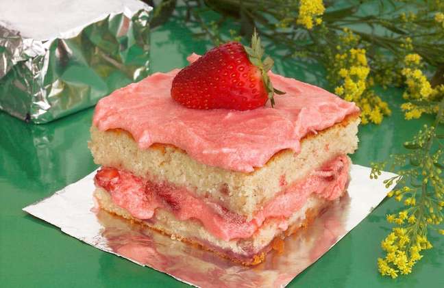 Pink cake - Photo: Reproduction Pink cake - Photo: Reproduction