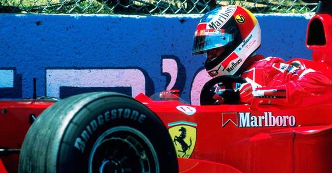 Michael Schumacher após bater no GP do Canadá de 1999