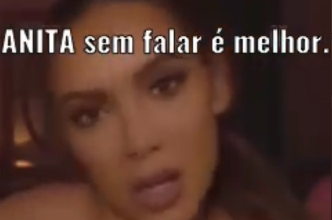 Anitta is the victim of a deepfake in an adult content video