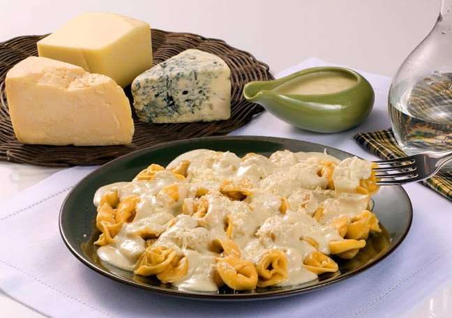 Capeletti with 4 cheese sauce | Photo: Cooking Guide Capeletti with 4 cheese sauce | Photo: Cooking Guide