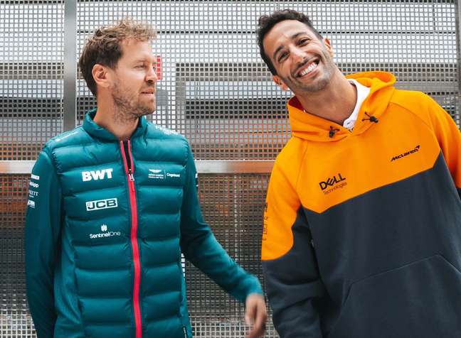 Ricciardo e Vettel já foram companheiros de equipe