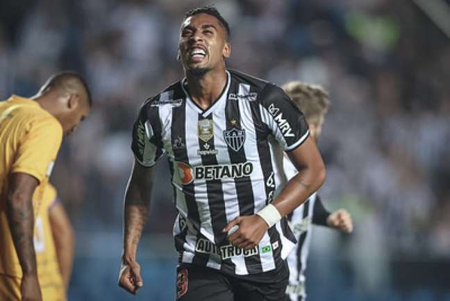 Pelo Galo, centroavante marcou apenas três gols em 16 partidas disputadas - (Foto: Pedro Souza/Atlético-MG)