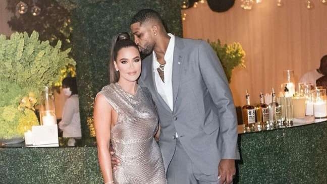 Khloe Kardashian and Tristan Thompson -