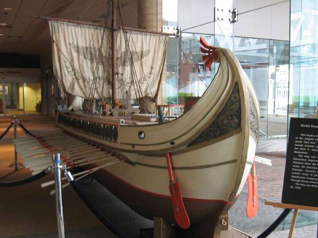 Navio romando usado em Ben-Hur 