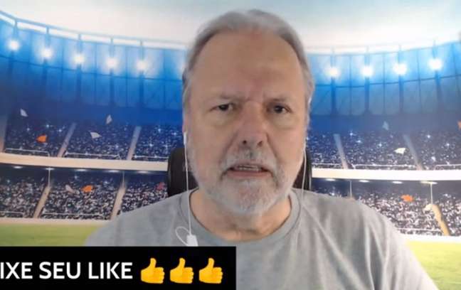 Renato Maurício Prado exaltou vitória convincente do Flamengo (Reprodução/Youtube)