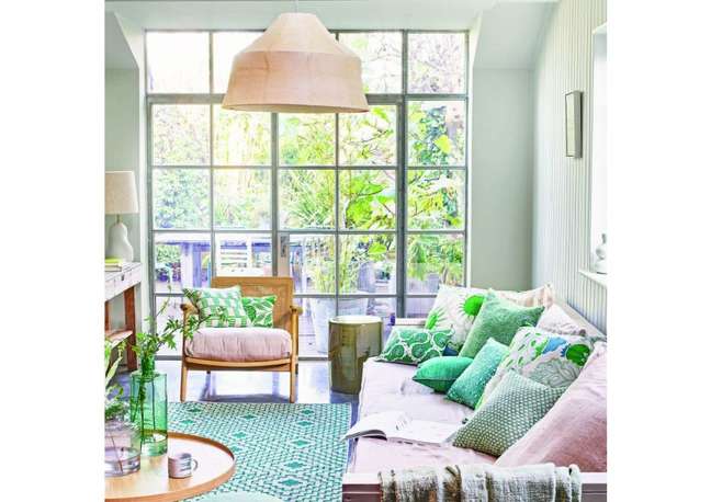 Increase the lighting with floor-to-ceiling windows.