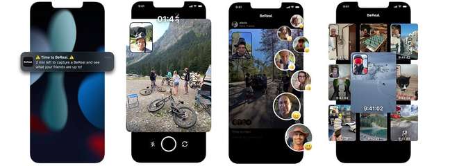 BeReal, nova rede social que permite menos fotos que o rival Instagram BeReal, nova rede social que permite menos fotos que o rival Instagram