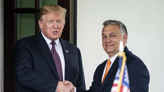 Donald Trump elogiou Orbán no passado