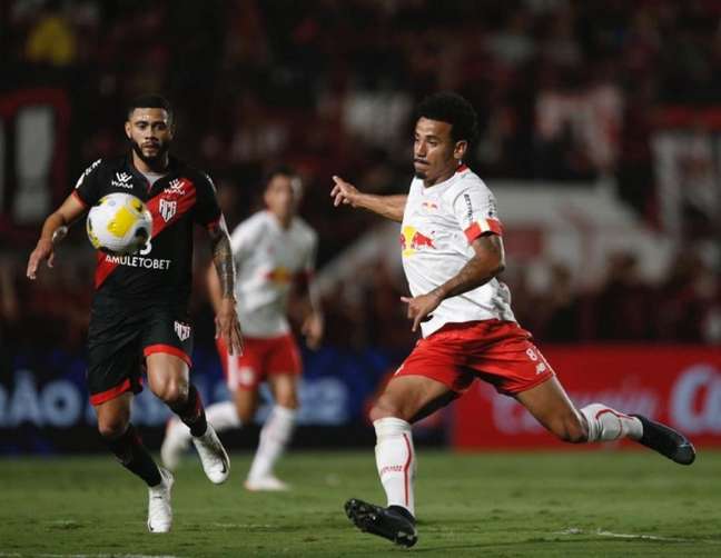 Atlético-GO superou o Red Bull Bragantino em partida no Antônio Accioly, pela 21ª rodada do Brasileirão (Foto: Ari Ferreira/Red Bull Bragantino) Atlético-GO superou o Red Bull Bragantino em partida no Antônio Accioly, pela 21ª rodada do Brasileirão (Foto: Ari Ferreira/Red Bull Bragantino)