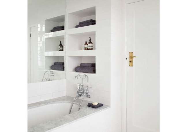 Create a storage nook. Create a storage nook.