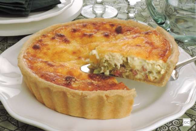 Quiche Of Leeks With Cheese Quiche Of Leeks With Cheese