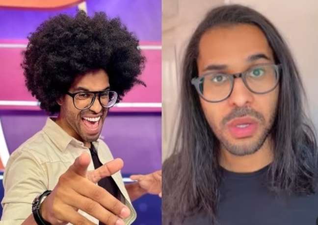 From black power to the panther look: Luciano looks like another person with straight hair From black power to the panther look: Luciano looks like another person with straight hair