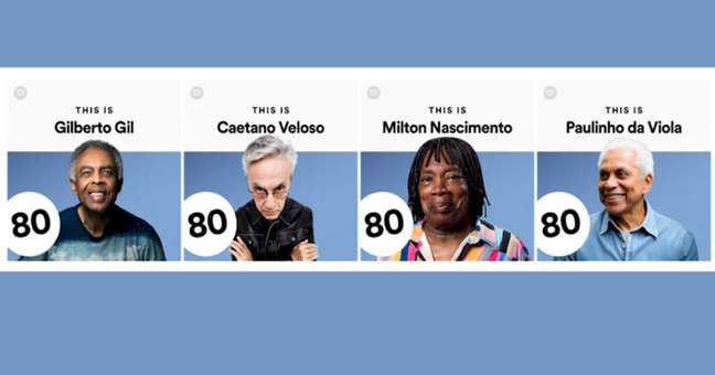 Spotify will celebrate the 80th anniversary of the MPB legends with the “Atemporais” project