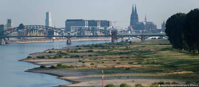 River Rhine in Cologne, Germany