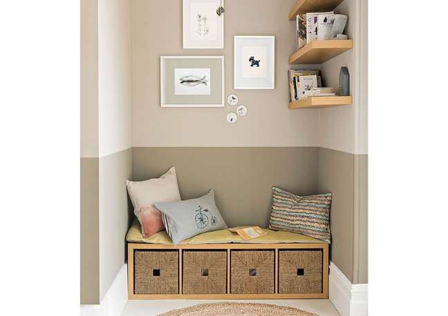 Go for a two-tone effect. Go for a two-tone effect.