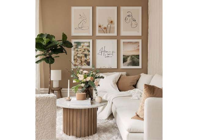 Use beige as a background. Use beige as a background.