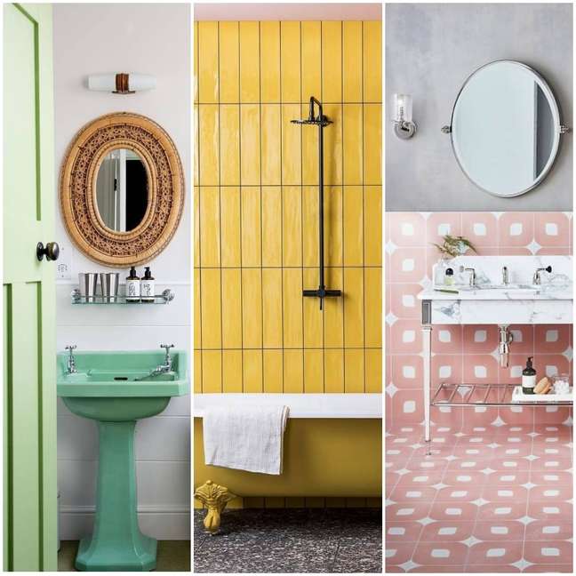 Colorful bathrooms: 10 uplifting and uplifting environments