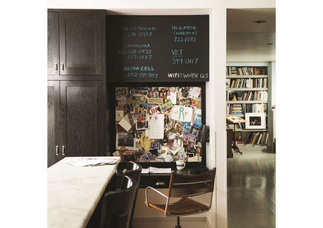 Put ideas on the wall with a chalkboard. Put ideas on the wall with a chalkboard.