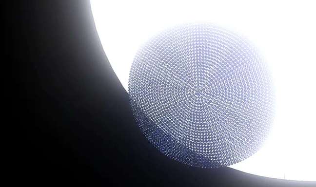 Burbujas espaciales para bloquear el 1,8 % de la luz solar (Imagen: Reproducción/MIT)