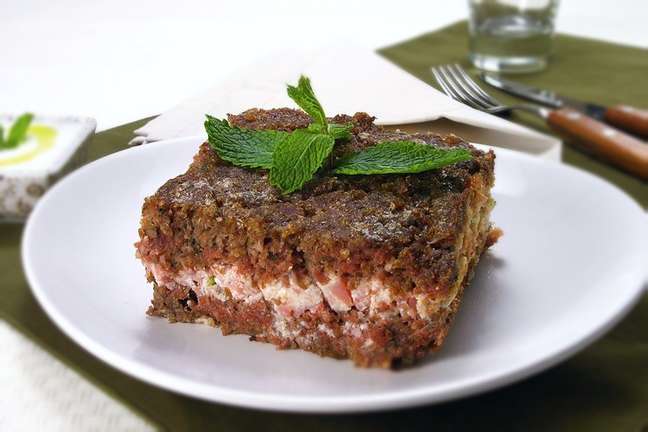 Baked kibe with amaranth | Photo: reproduction Baked kibe with amaranth | Photo: reproduction