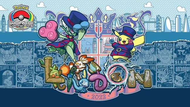 Campeonato Mundial de Pokémon acontecerá em agosto, em Londres. (Imagem: Divulgação/The Pokémon Company)