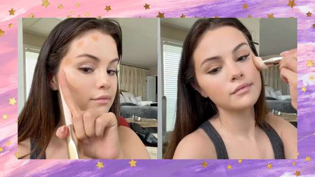 Selena Gomez teaches beauty makeup for the natural contour Selena Gomez teaches beauty makeup for the natural contour
