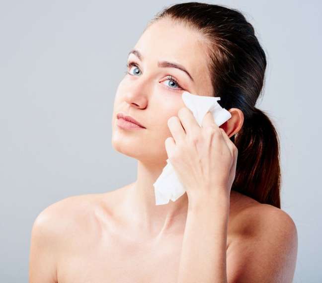 Make-up remover wipes are very practical options. 